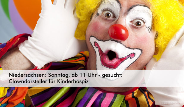 Ehrenamt Hospiz, bringen Sie Heiterkeit als Clown für Kinder